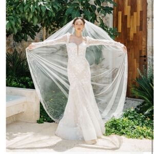 Toni Frederici Cathedral Veil NEW